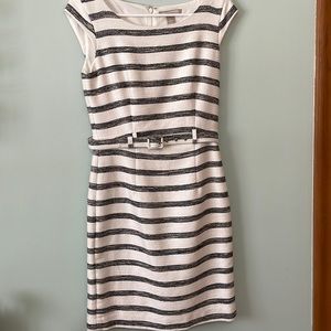 Banana republic dress blue and white stripe - good condition worn once